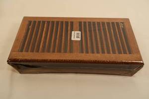 lot 19 image: T.A. Industries 6 in. x 12 in. Oak Floor Diffuser (Qty 3)