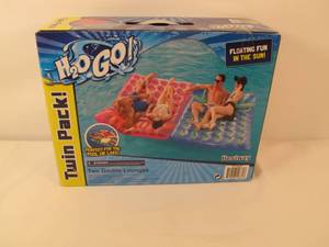 lot 42 image: H20 Go Double Drifter Lounger Twin Pack