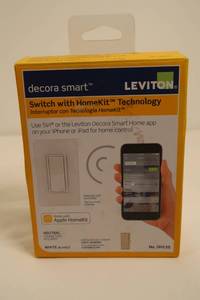lot 5 image: Decora Smart with HomeKit Technology Switch, Works with Siri  (Qty 2)