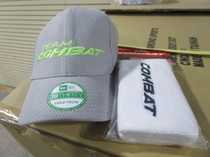 BRAND NEW BALL CAPS AND WRISTBANDS