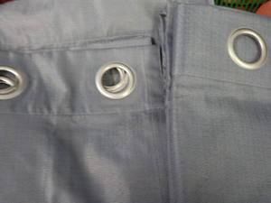 lot 27 image: 1 set of 37 x 63 Grey Black Out D...