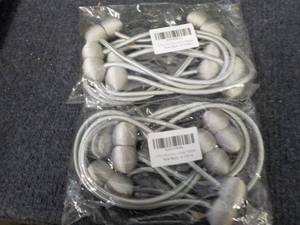 lot 46 image: 2 - 6 paks Silver Grey Curtain Tie ...