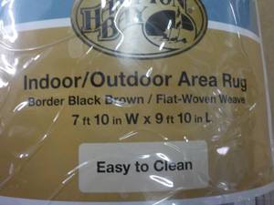 lot 55 image: Hampton Bay IndoorOutdoor Area Rug...