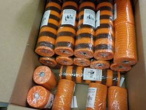 lot 89 image: 30 ft Orange Poly Mesh and more...