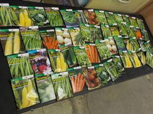 lot 145 image: 52 pkgs Burpee Garden Seeds dated ...