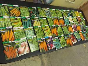 lot 148 image: 52 pkgs Burpee Garden Seeds dated ...