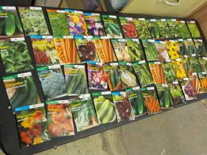 lot 153 image: 52 pkgs Burpee Garden Seeds dated ...