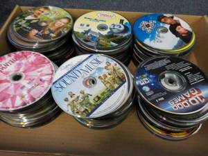 lot 160 image: 300 DVDs, CDs, Games and Audio Book...