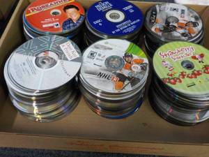 lot 165 image: 300 DVDs, CDs, Games and Audio Book...