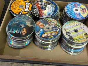 lot 167 image: 300 DVDs, CDs, Games and Audio Book...