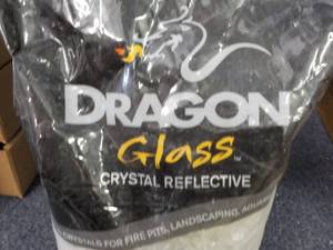 lot 175 image: 1 - 10lb Bag Dragon Glass Crystal R...