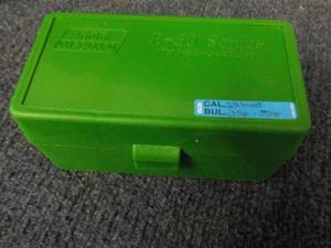 lot 196 image: Case of 50 Bullets Cal. 22 25 gr....