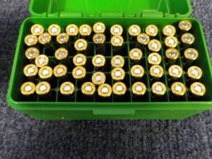 lot 205 image: Case of 50 Bullets cal. 22 hornet a...