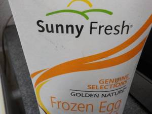 lot 245 image: 5 lbs. Sunny Fresh Frozen Egg Produ...