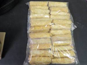 lot 266 image: 2 Bags of Frozen Egg Rolls...