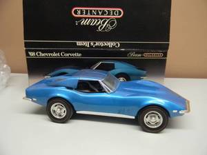 lot 2 image: 1968 CORVETTE WITH BOX - BLUE - BEAM DECANTER - GREAT COLLECTIBLE - SEE PICTURES