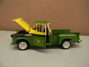 lot 14 image: 1957 CHEVY JOHN DEERE TRUCK - LIMITED EDITION SPEC CAST - NICE - SEE PICTURES
