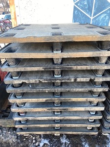 lot 13 image: Lot Of (10) Industrial Plastic Pallets