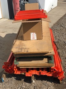 lot 18 image: Lot Of Industrial Pallet Racking  Shelving