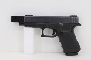 lot 4 image: Glock 23 Gen 4 .40 S&W w Carver Custom Ported Muzzle Break