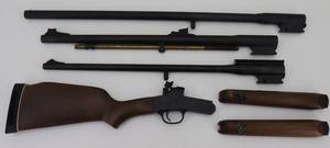 lot 17 image: Rossi 3 Barrel Set 12ga.243.50cal Blackpowder