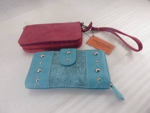 lot 71 image: Brand New Leather & Nylon Womens Wallet Set