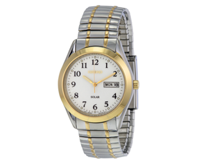 lot 3 image: Brand New Seiko Mens Two-Tone Solar Expansion Watch