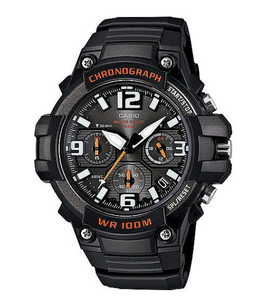 lot 45 image: Brand New Mens Casio Chronograph Heavy Duty Sports Watch MCW100H-1AV
