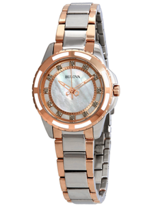 lot 48 image: Brand New Bulova 98P134 Diamond Ladies Quartz Watch