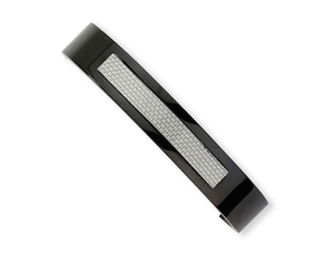 lot 172 image: Brand New Chisel Mens Stainless Carbon Fiber & Black Steel Band Bracelet