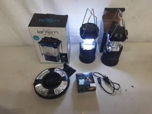 lot 25 image: Assorted LED Lanterns & Lights