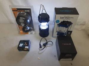lot 26 image: Assorted LED Lanterns & Lights