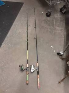 lot 36 image: 2-Rod & Reel Combos (Shakespeare & Daiwa)