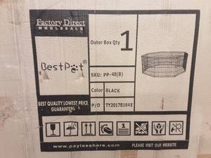 lot 43 image: NEW Best Pet Dog Pen