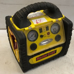 lot 67 image: MasterCraft Portable Jump-Pack With Built-In Air Compressor & Work Light