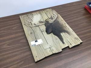 lot 41 image: Bull Moose Wall Hanging - 1994 - Nice