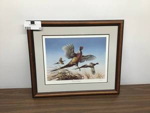 lot 25 image: Terry Redlin - The Landing - 24 Framed Picture