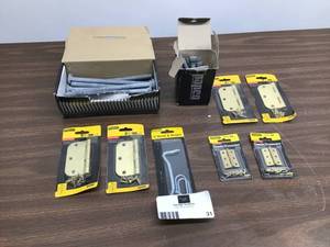 lot 31 image: Lot of Bolts, Hinges, Hook & Staple
