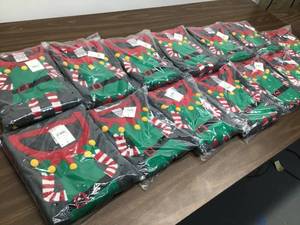 lot 36 image: Lot of Funny Christmas Sweaters