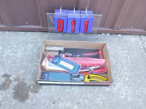 Flat of blow gunsnap ring pliers & misc. As shown.
