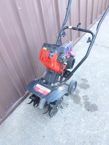 Craftsman mini rototiller. Runs on ether. As shown.