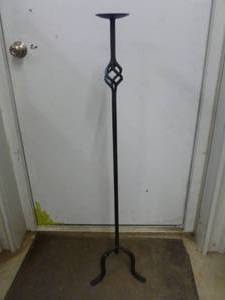 Wrought Iron Candle Stand
