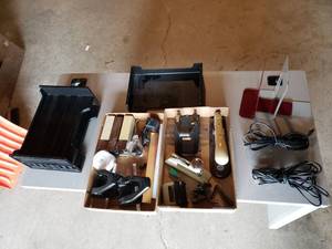 Table of Office Supplies