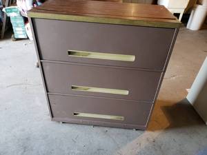 3 Drawer Wide File Cabinet