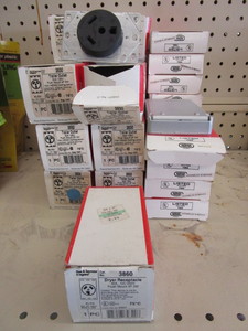 TRAILER OUTLETS, DRYER RECEPTACLES, OUTLET BOXES - NEW