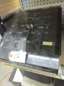 24 BIN TOOL BIT CABINET WITH BITS