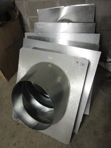 ASSORTED SIZE ROOF FLASHING-  NEW