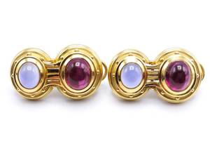 Simon G Designer Tourmaline Estate Earrings in Heavy 18k Gold 37.5 Grams $18775