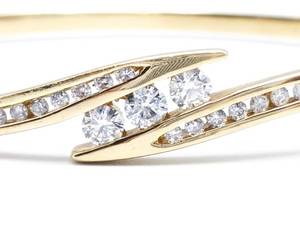 Ladies 1.46 Carat Diamond Estate Bracelet in 14k Gold $4825