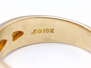 Mens Handsome Black Hills Gold 10k Gold Estate Band 6.8 Grams